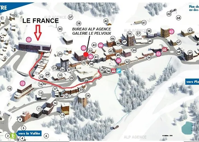 Appartamento Résidence Le France - 2 Pers - Le France - Plagne Centre - Classé 2 3 Cristaux Mae-9454 *
